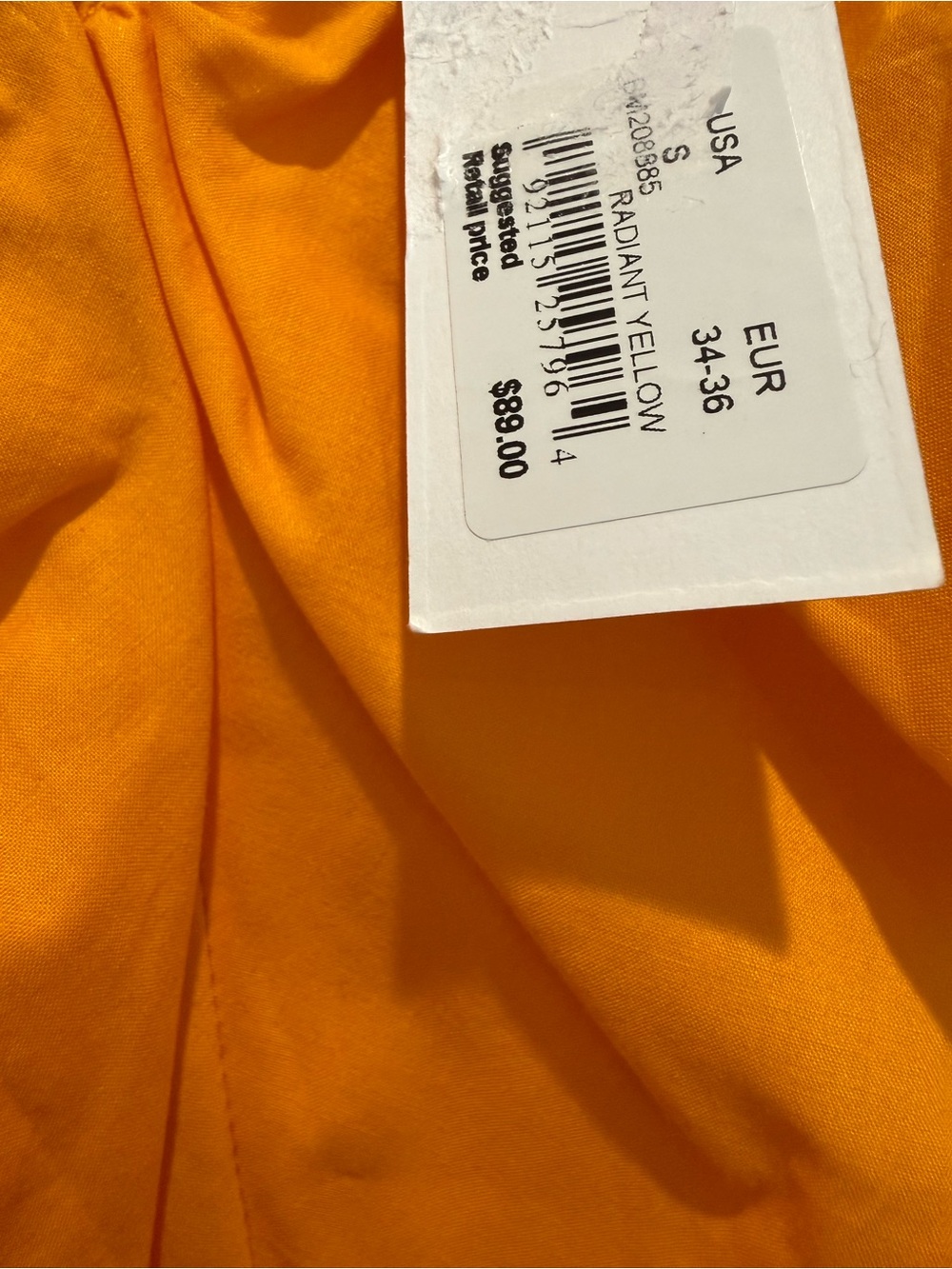 BB Dakota Steve Madden Radiant Yellow Ruffle Tiered Mini Dress Size S NWT - Picture 3 of 5